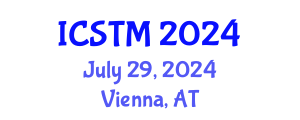 International Conference on Sustainable Tourism Management (ICSTM) July 29, 2024 - Vienna, Austria