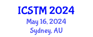 International Conference on Sustainable Tourism Management (ICSTM) May 16, 2024 - Sydney, Australia
