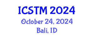 International Conference on Sustainable Tourism Management (ICSTM) October 24, 2024 - Bali, Indonesia