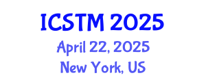 International Conference on Sustainable Tourism Management (ICSTM) April 22, 2025 - New York, United States