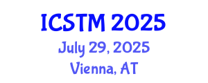 International Conference on Sustainable Tourism Management (ICSTM) July 29, 2025 - Vienna, Austria