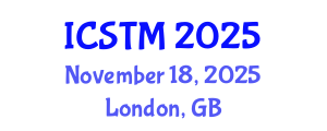 International Conference on Sustainable Tourism Management (ICSTM) November 18, 2025 - London, United Kingdom