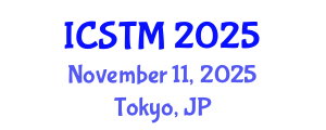 International Conference on Sustainable Tourism Management (ICSTM) November 11, 2025 - Tokyo, Japan