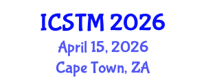 International Conference on Sustainable Tourism Management (ICSTM) April 15, 2026 - Cape Town, South Africa