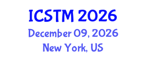International Conference on Sustainable Tourism Management (ICSTM) December 09, 2026 - New York, United States International Conference on Sustainable Tourism Management (ICSTM) December 09, 2026 - New York, United States