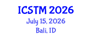 International Conference on Sustainable Tourism Management (ICSTM) July 15, 2026 - Bali, Indonesia