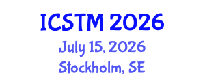 International Conference on Sustainable Tourism Management (ICSTM) July 15, 2026 - Stockholm, Sweden