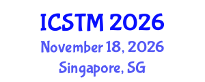 International Conference on Sustainable Tourism Management (ICSTM) November 18, 2026 - Singapore, Singapore