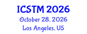 International Conference on Sustainable Tourism Management (ICSTM) October 28, 2026 - Los Angeles, United States