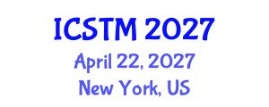 International Conference on Sustainable Tourism Management (ICSTM) April 22, 2027 - New York, United States International Conference on Sustainable Tourism Management (ICSTM) April 22, 2027 - New York, United States