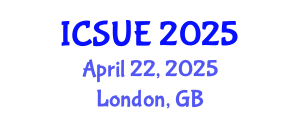 International Conference on Sustainable Urban Environment (ICSUE) April 22, 2025 - London, United Kingdom