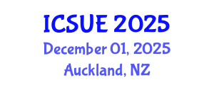 International Conference on Sustainable Urban Environment (ICSUE) December 01, 2025 - Auckland, New Zealand