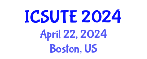 International Conference on Sustainable Urban Transport and Environment (ICSUTE) April 22, 2024 - Boston, United States