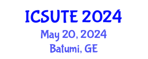 International Conference on Sustainable Urban Transport and Environment (ICSUTE) May 20, 2024 - Batumi, Georgia