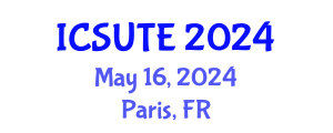 International Conference on Sustainable Urban Transport and Environment (ICSUTE) May 16, 2024 - Paris, France