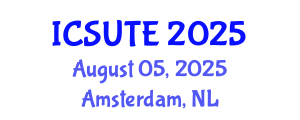 International Conference on Sustainable Urban Transport and Environment (ICSUTE) August 05, 2025 - Amsterdam, Netherlands