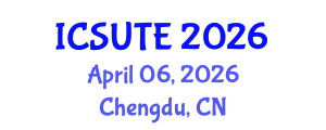 International Conference on Sustainable Urban Transport and Environment (ICSUTE) April 06, 2026 - Chengdu, China International Conference on Sustainable Urban Transport and Environment (ICSUTE) April 06, 2026 - Chengdu, China