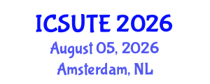 International Conference on Sustainable Urban Transport and Environment (ICSUTE) August 05, 2026 - Amsterdam, Netherlands