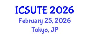 International Conference on Sustainable Urban Transport and Environment (ICSUTE) February 25, 2026 - Tokyo, Japan