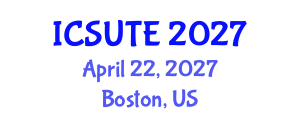 International Conference on Sustainable Urban Transport and Environment (ICSUTE) April 22, 2027 - Boston, United States International Conference on Sustainable Urban Transport and Environment (ICSUTE) April 22, 2027 - Boston, United States