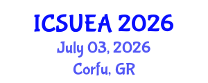 International Conference on Sustainable Urbanism and Engineering Applications (ICSUEA) July 03, 2026 - Corfu, Greece International Conference on Sustainable Urbanism and Engineering Applications (ICSUEA) July 03, 2026 - Corfu, Greece