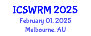 International Conference on Sustainable Water Resources Management (ICSWRM) February 01, 2025 - Melbourne, Australia