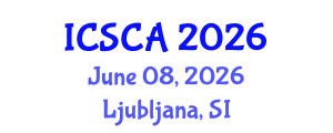 International Conference on Synthetic Chemistry and Applications (ICSCA) June 08, 2026 - Ljubljana, Slovenia International Conference on Synthetic Chemistry and Applications (ICSCA) June 08, 2026 - Ljubljana, Slovenia