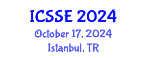 International Conference on Systems and Software Engineering (ICSSE) October 17, 2024 - Istanbul, Turkey