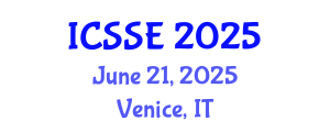 International Conference on Systems and Software Engineering (ICSSE) June 21, 2025 - Venice, Italy