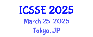 International Conference on Systems and Software Engineering (ICSSE) March 25, 2025 - Tokyo, Japan