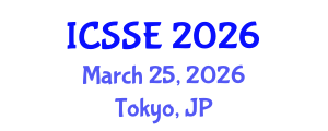 International Conference on Systems and Software Engineering (ICSSE) March 25, 2026 - Tokyo, Japan