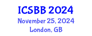 International Conference on Systems Biology and Bioengineering (ICSBB) November 25, 2024 - London, United Kingdom