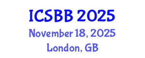 International Conference on Systems Biology and Bioengineering (ICSBB) November 18, 2025 - London, United Kingdom