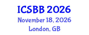 International Conference on Systems Biology and Bioengineering (ICSBB) November 18, 2026 - London, United Kingdom