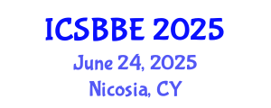 International Conference on Systems Biology and Biomedical Engineering (ICSBBE) June 24, 2025 - Nicosia, Cyprus