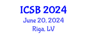 International Conference on Systems Biology (ICSB) June 20, 2024 - Riga, Latvia
