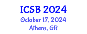 International Conference on Systems Biology (ICSB) October 17, 2024 - Athens, Greece