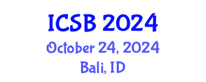 International Conference on Systems Biology (ICSB) October 24, 2024 - Bali, Indonesia