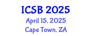 International Conference on Systems Biology (ICSB) April 15, 2025 - Cape Town, South Africa