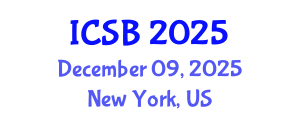 International Conference on Systems Biology (ICSB) December 09, 2025 - New York, United States