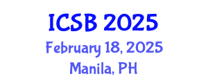 International Conference on Systems Biology (ICSB) February 18, 2025 - Manila, Philippines