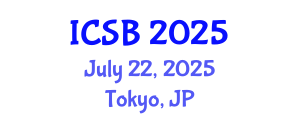 International Conference on Systems Biology (ICSB) July 22, 2025 - Tokyo, Japan