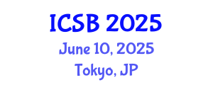 International Conference on Systems Biology (ICSB) June 10, 2025 - Tokyo, Japan