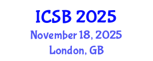 International Conference on Systems Biology (ICSB) November 18, 2025 - London, United Kingdom