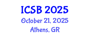 International Conference on Systems Biology (ICSB) October 21, 2025 - Athens, Greece