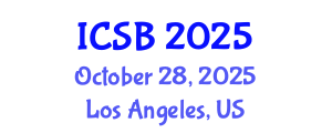 International Conference on Systems Biology (ICSB) October 28, 2025 - Los Angeles, United States