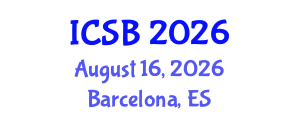 International Conference on Systems Biology (ICSB) August 16, 2026 - Barcelona, Spain