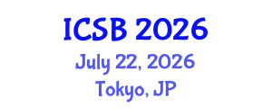 International Conference on Systems Biology (ICSB) July 22, 2026 - Tokyo, Japan