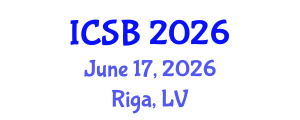 International Conference on Systems Biology (ICSB) June 17, 2026 - Riga, Latvia