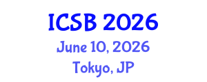 International Conference on Systems Biology (ICSB) June 10, 2026 - Tokyo, Japan